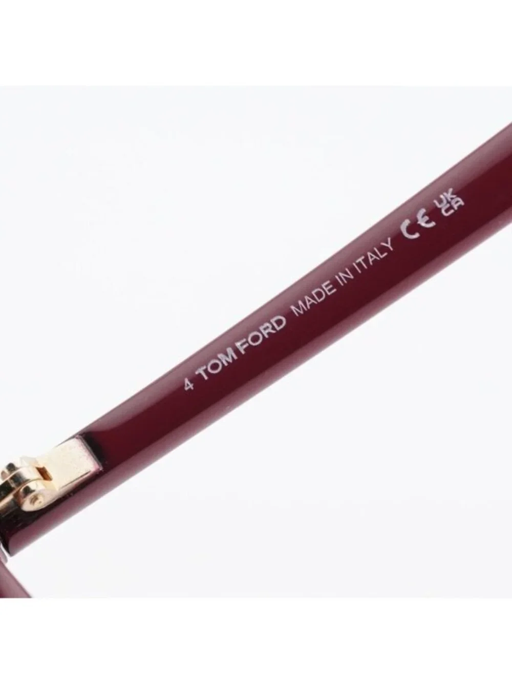 Tom Ford FT5843-B 074 Eyeglasses Bordeaux 56mm Cat Eye Frame, Blue Light Block